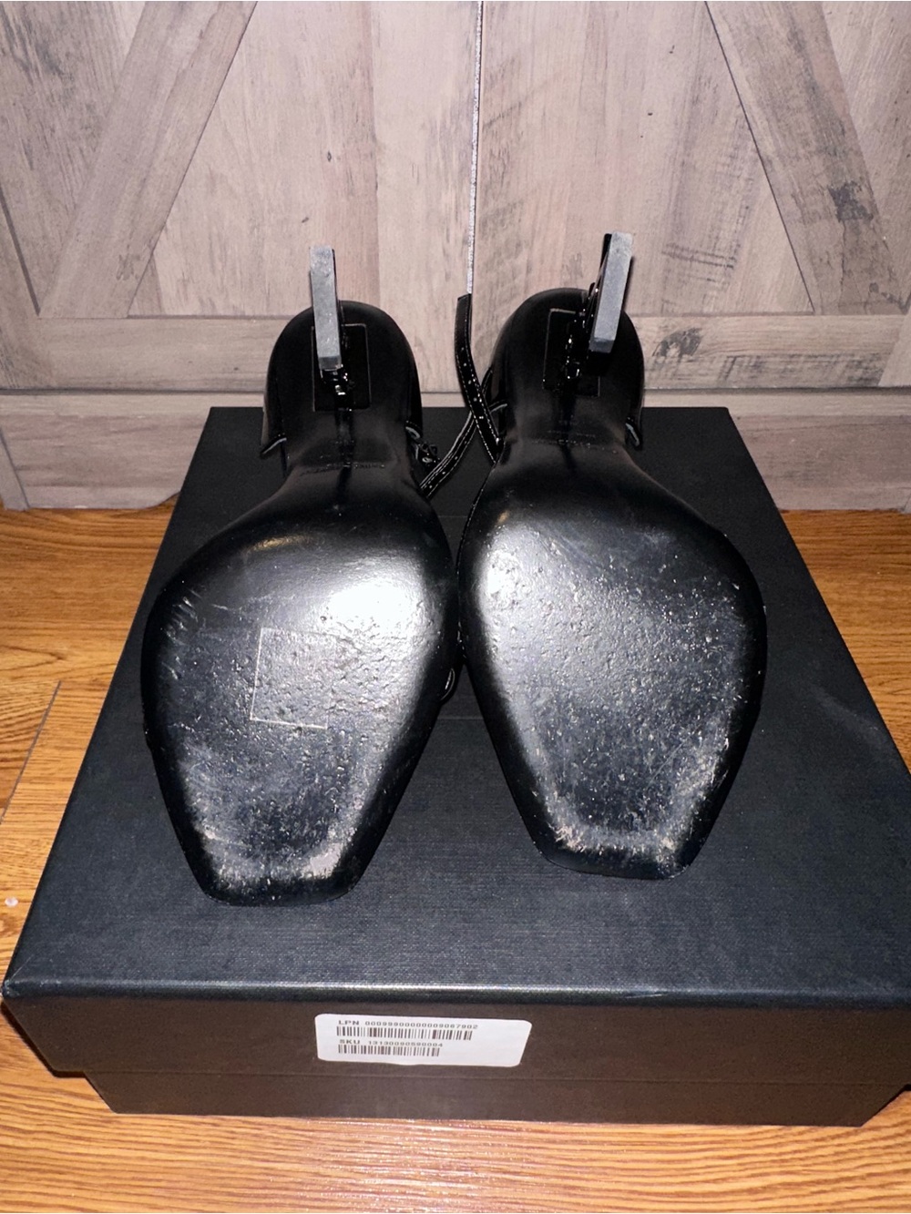 Saint Laurent Black Patent  Heels - 38 - Picture 3 of 6